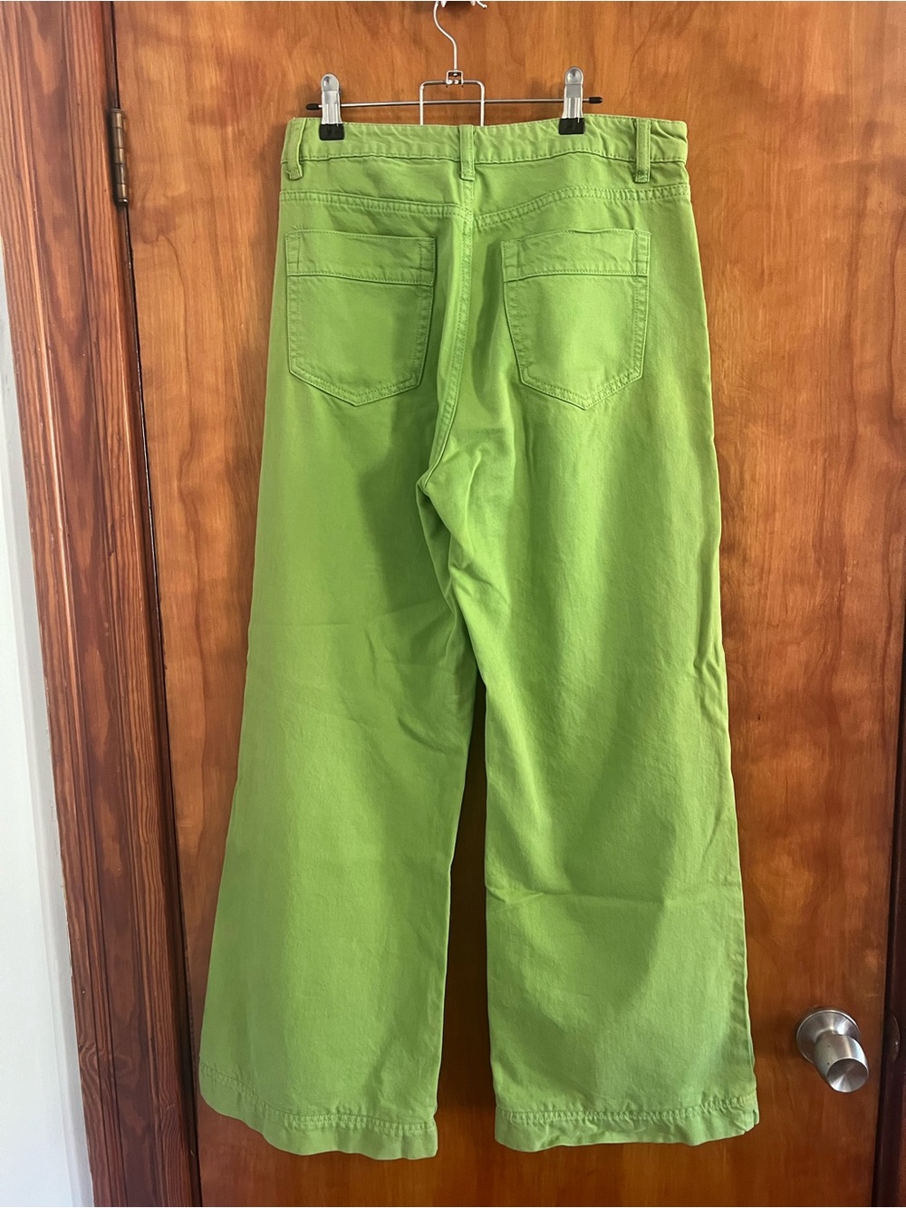 FRNCH Emma pants - olive, size small - Picture 3 of 4